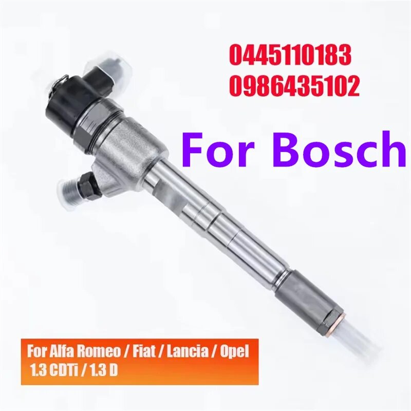 0445110183 Новая форсунка дизельного топлива для Bosch Fiat 500 Doblo Panda 1.3D Opel Astra H 1.3 CDTI 0986435102