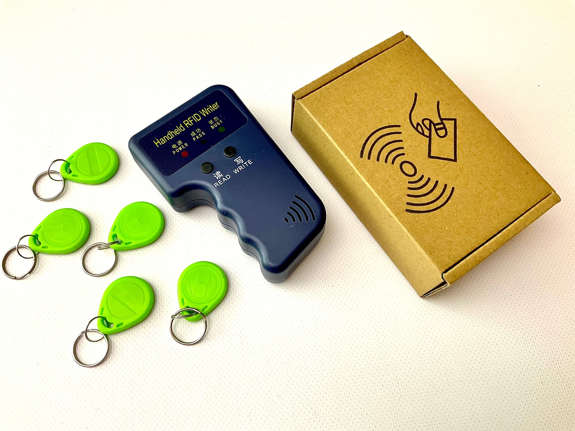 Дубликатор ключей для домофона RFID 125 кГц и 5 брелков