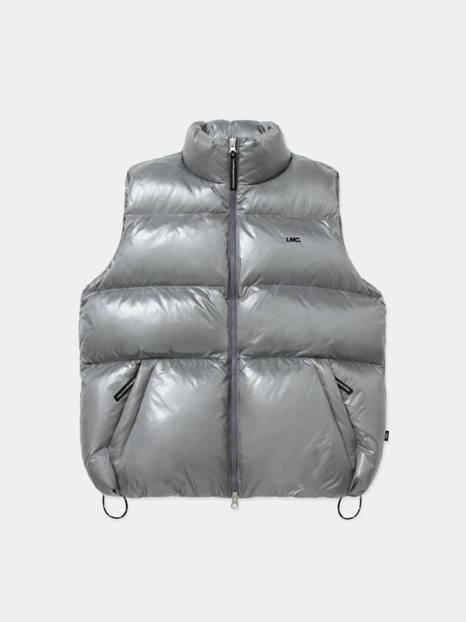 Жилет LMC OG Glossy Puffer Duck Down Vest, размер XL, grey