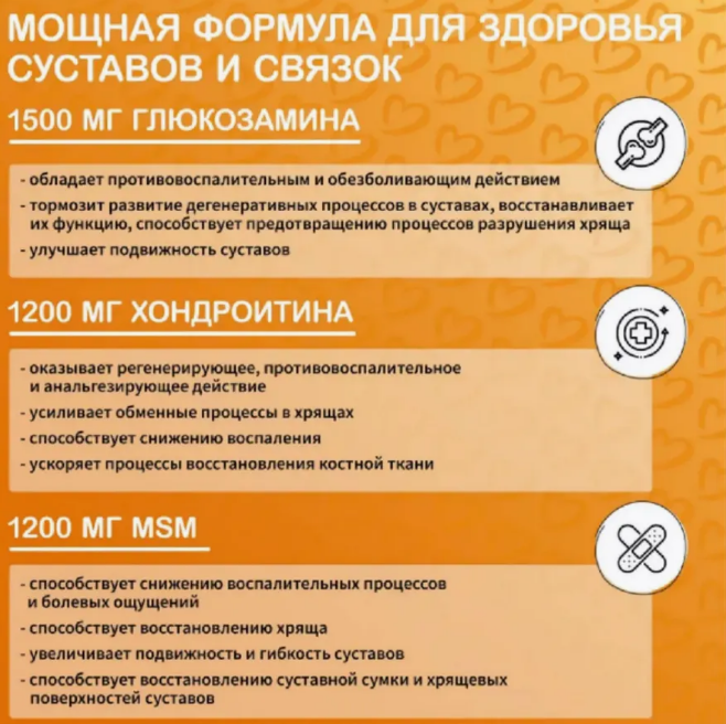 Изображение VPLAB УльтраВит Глюкозамин Хондроитин МСМ, 90 шт.