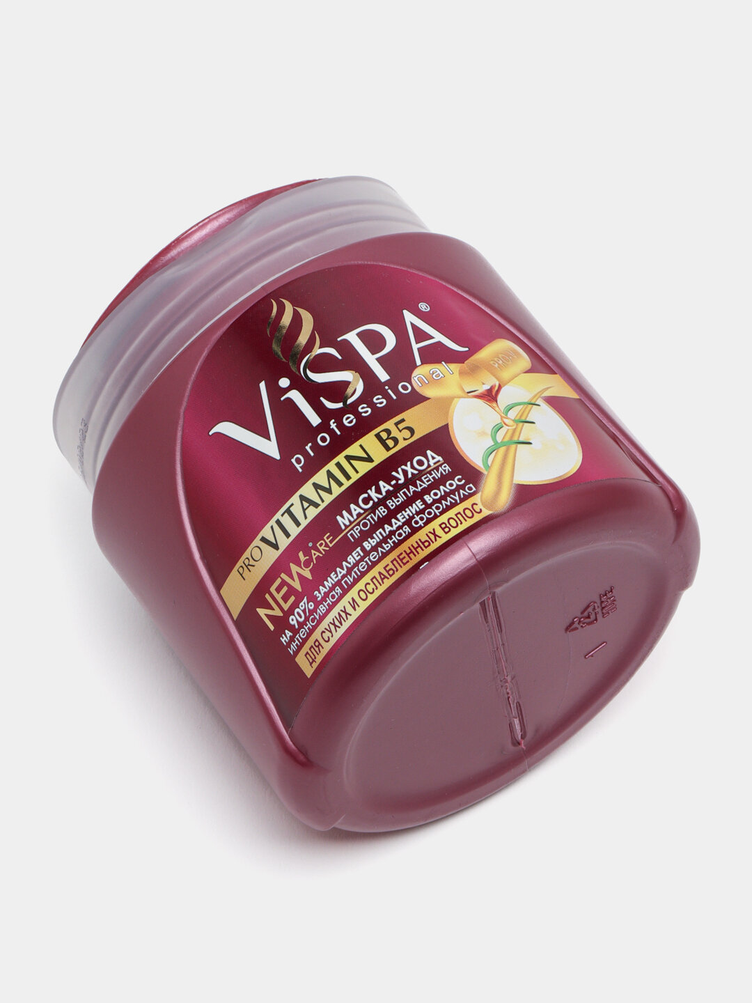 Бальзам для волос Vispa Professional c pro-витамином B5, для всех типов, против выпадения, кремовый, 500 мл — фото 1