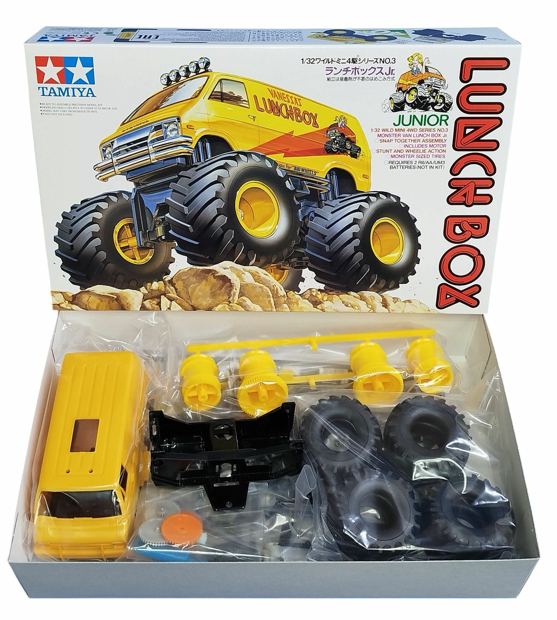 17003 TAMIYA Dodge Lunch Box Jr. с электромоторчиком (1:32) Модель для сборки