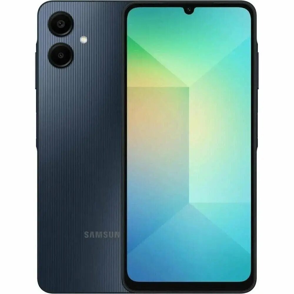 Смартфон Samsung Galaxy A06 4ГБ/128ГБ, Черный, Android 14, Super AMOLED FHD+ 60Гц, 5000 мА/ч, 2 SIM — фото 1