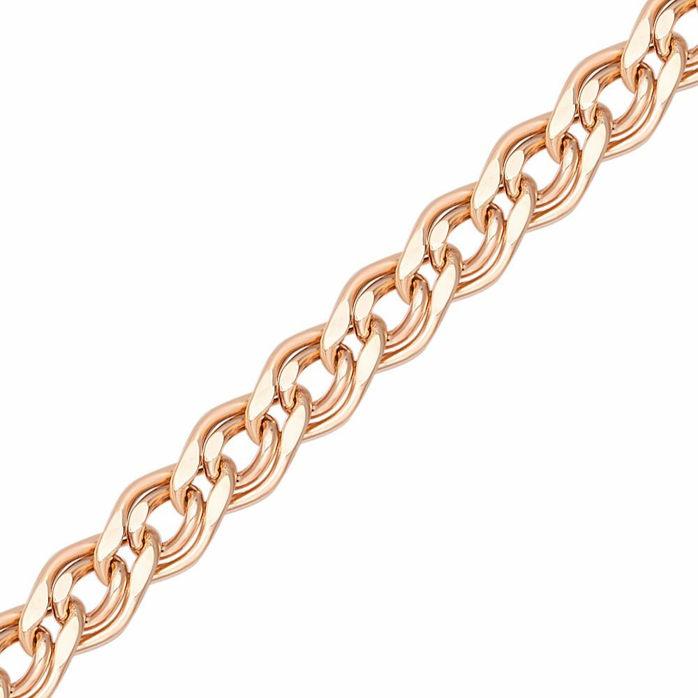 Цепь 585GOLD, красное золото, 375 проба, длина 50 см, средний вес 2.26 г, , красный