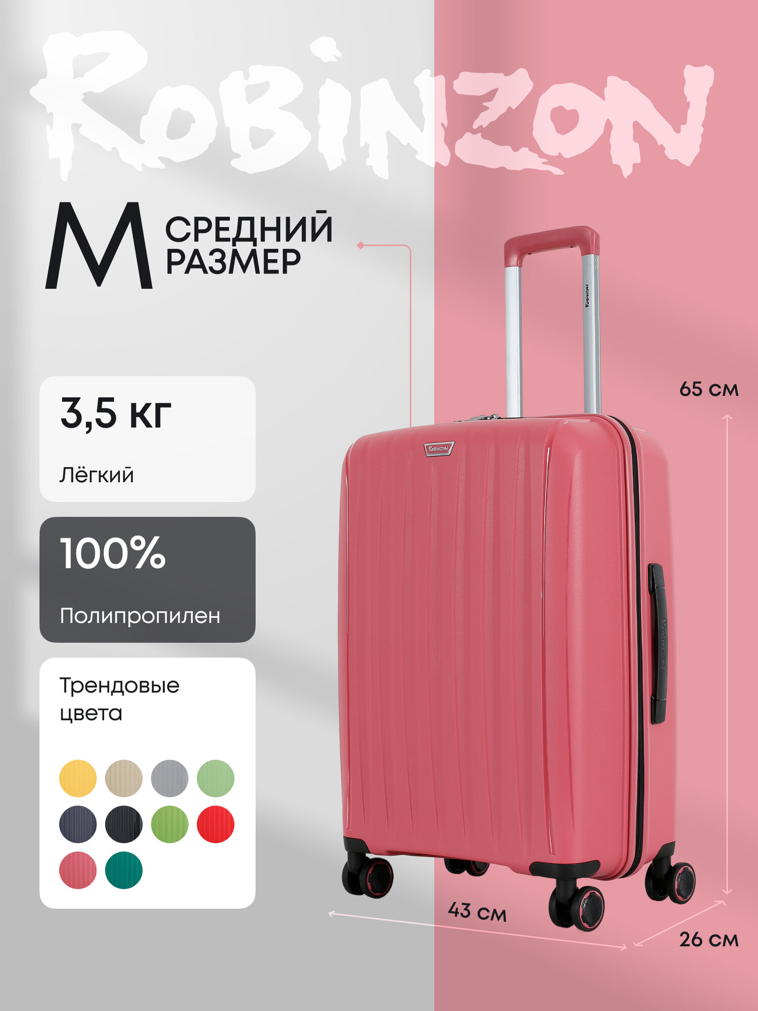 Чемодан Robinzon 