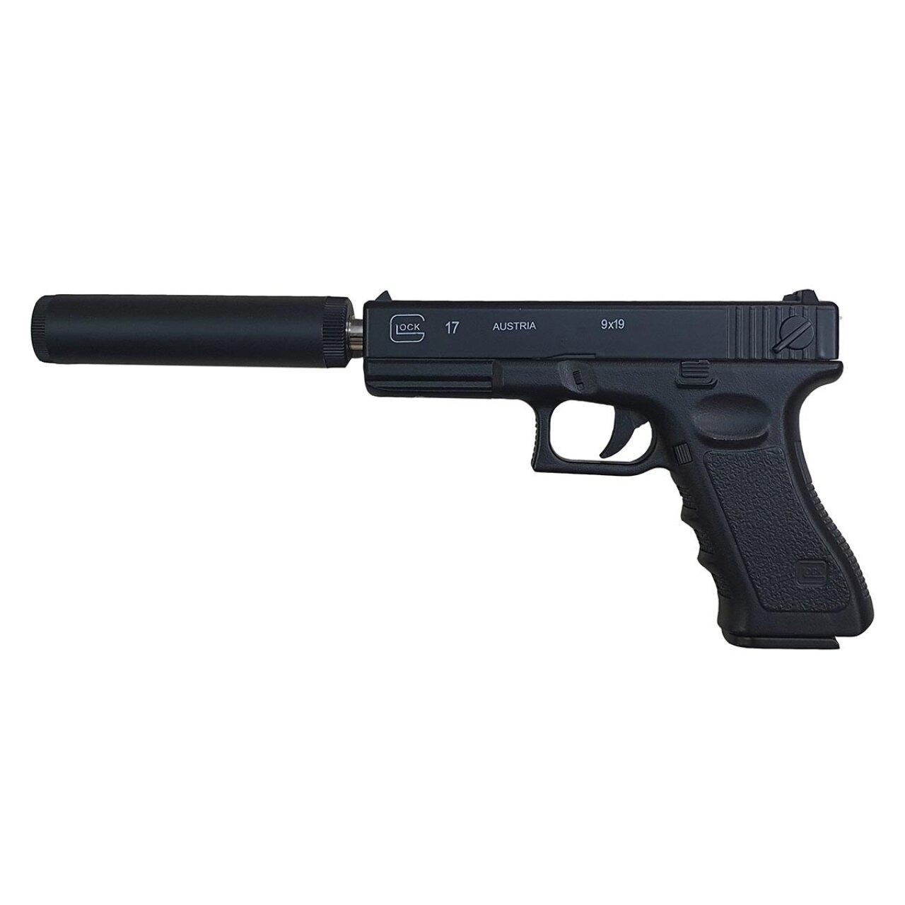 Детский пистолет с пульками железный Glock, металлический, C.15A+