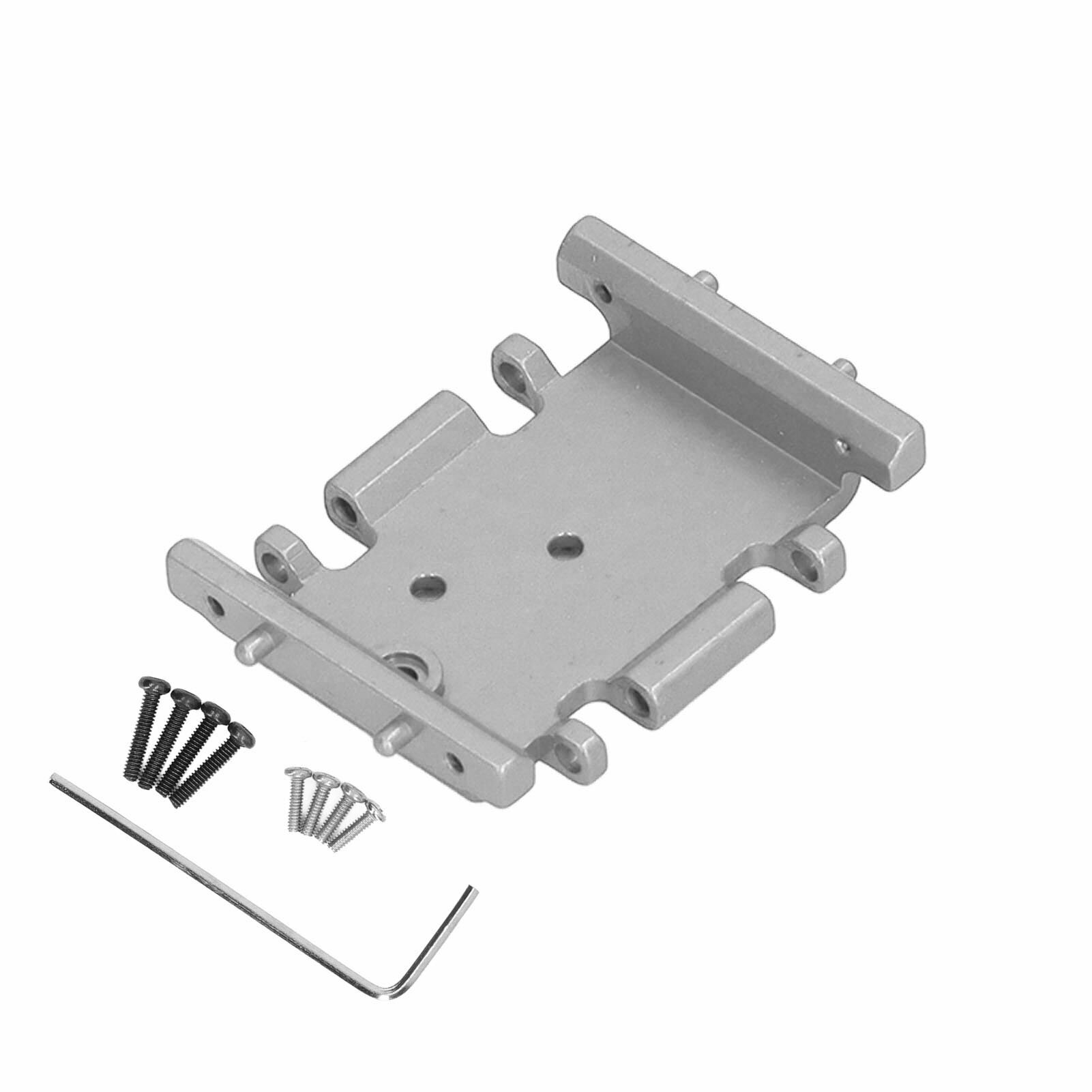 Алюминиевый корпус среднего диапазона для ECX 1/24 Barrage RGT 1/24 и FTX 1/24 серебристый улучшение для RC машин