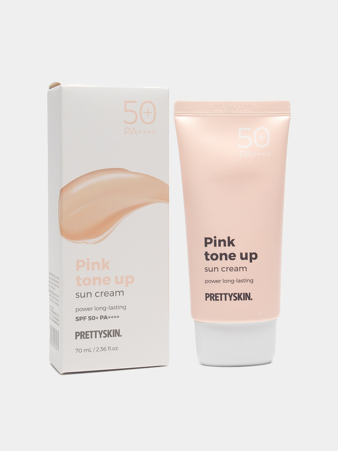 Солнцезащитный увлажняющий крем Pretty skin Pink tone up sun SPF 50+, 70 мл