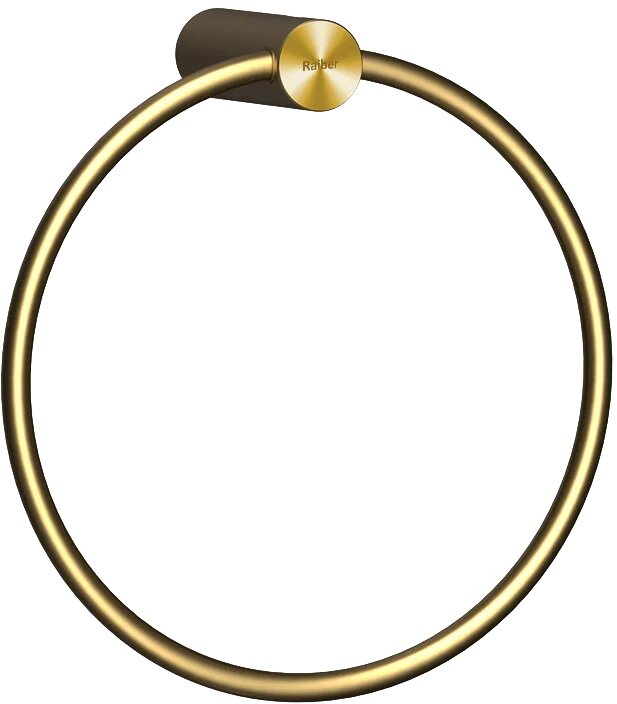Полотенцедержатель Raiber Graceful RPG 80006 круглый  золотой