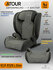 Автокресло бустер детское 15-36 кг Jovola Atour I-Size Isofix, гр...