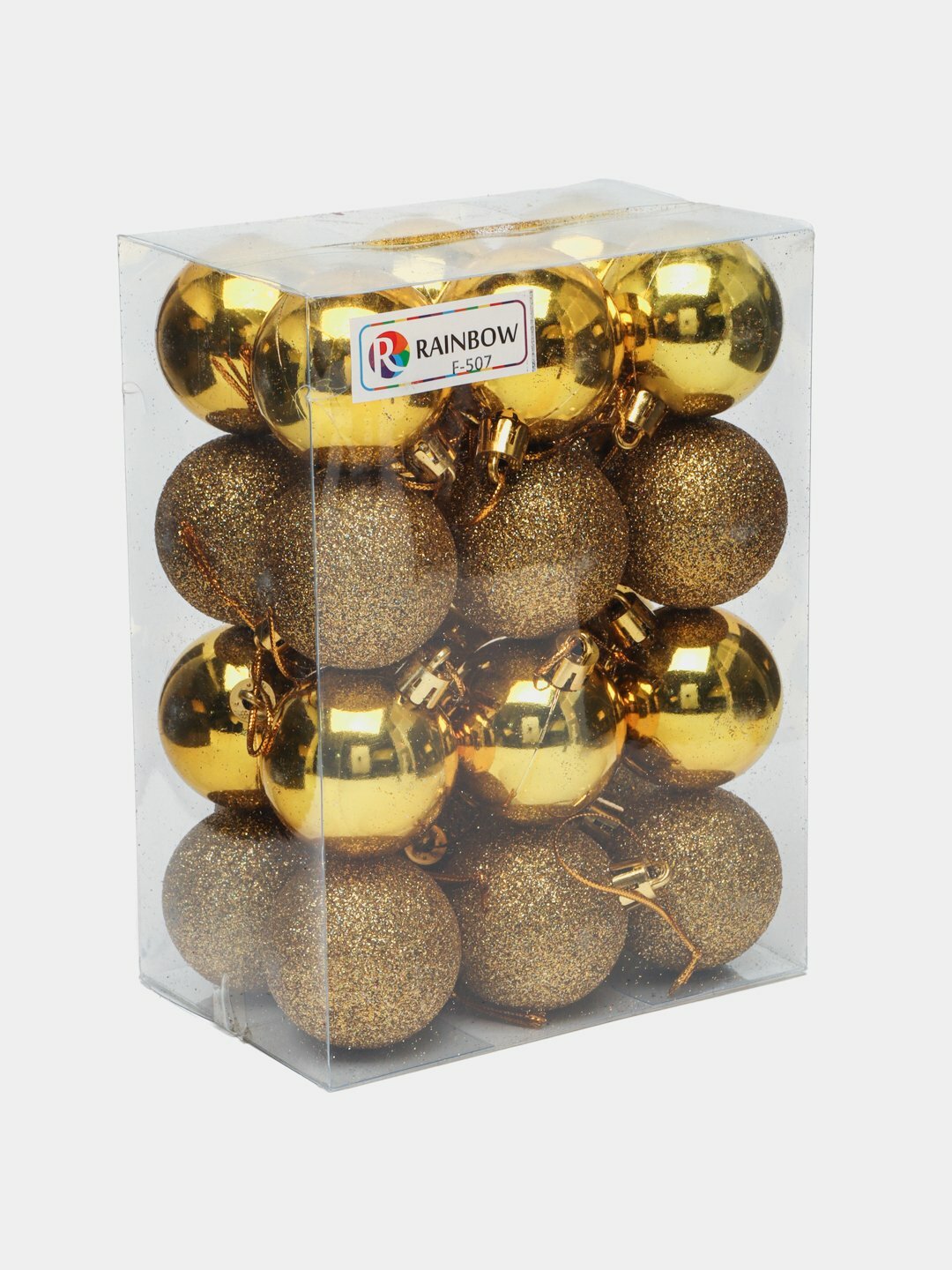 Новогодний набор, ёлочные игрушки и украшения, 24 штуки, 5 см