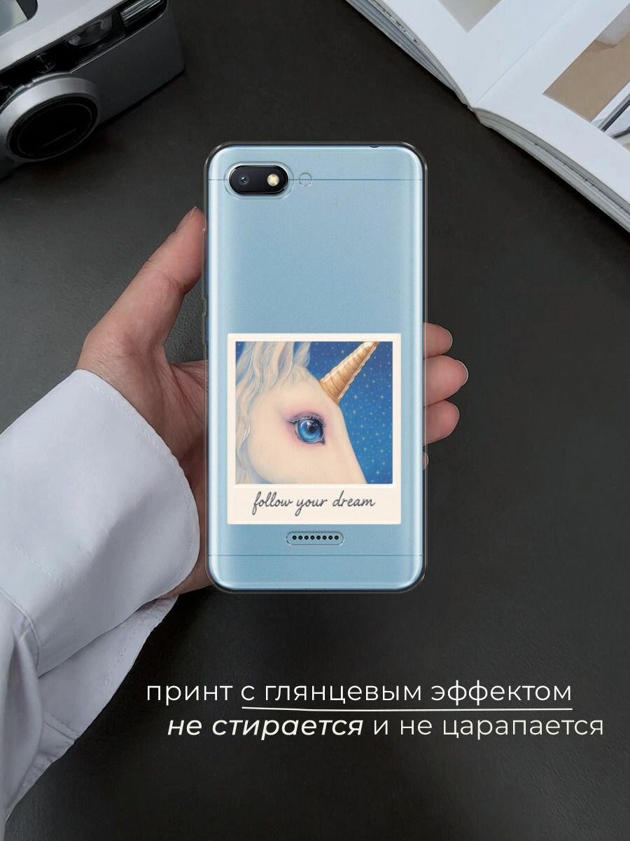 Чехол на Xiaomi Redmi 6A / Сяоми Редми 6А с принтом "Глаз единорога" — фото 1