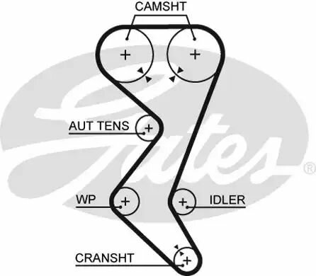 Ремень ГРМ 153x250 Citroen C4/C5 Peugeot 206/406/407/607 1.8-2.2i 96>