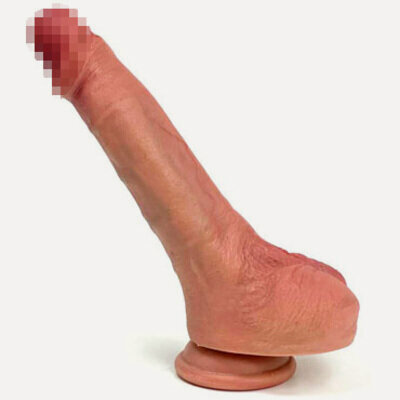 Изображение товара 79125 SGAN Фаллоимитатор на присоске №58, телесный. C мошонкой и фиксацией формы