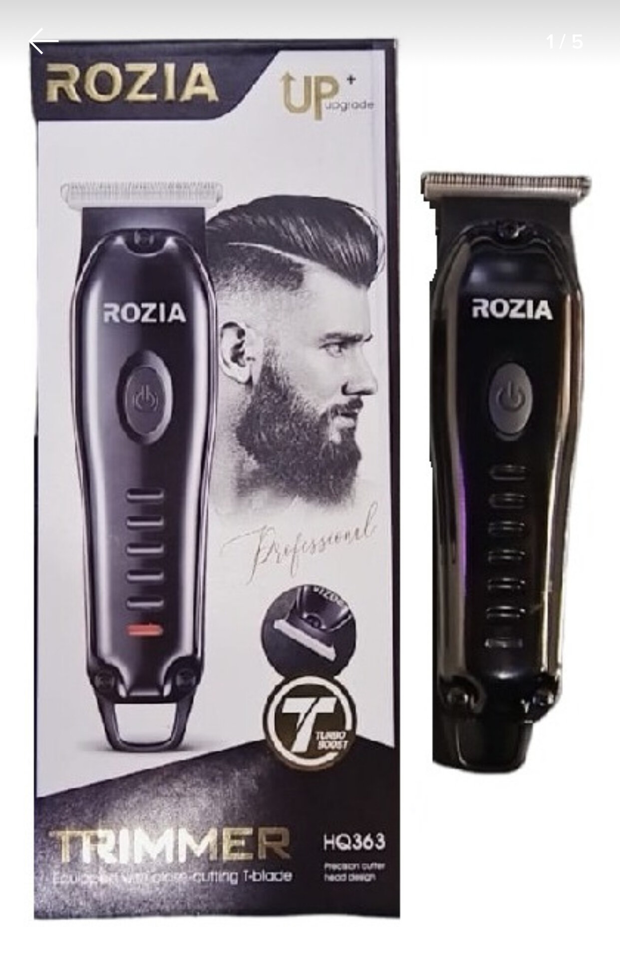 ROZIA HQ363, профессиональный триммер для волос и бороды, машинка для стрижки волос, бритвенный станок!