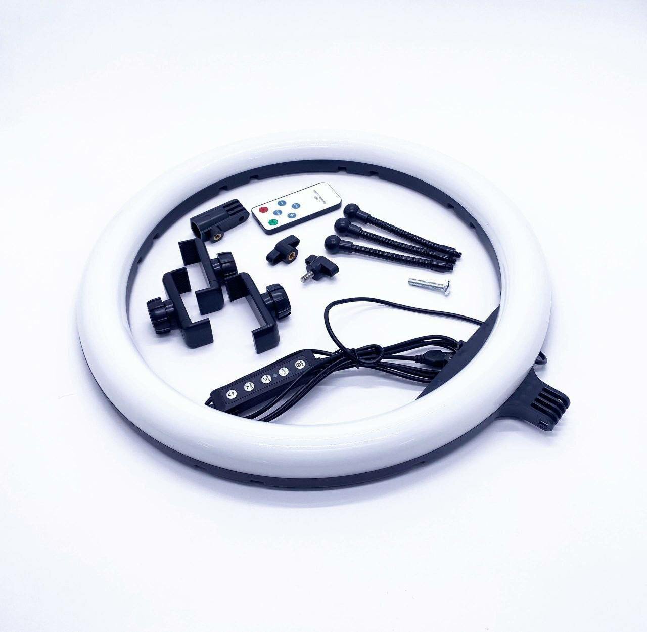 RGB LED Soft Ring Light MJ38 – Профессиональный кольцевой свет