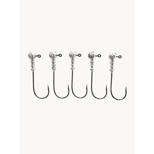 Набор грузил для рыбалки Джиг-головка (Крючок №1/0) 5 гр(5шт)