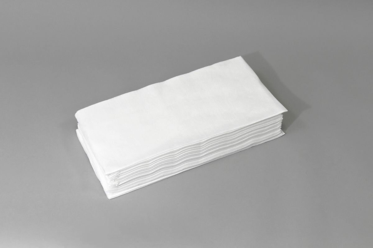Одноразовое полотенце 35х70 см гладкий спанлейс "Классик", 50 шт / упк, Чистовье