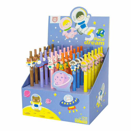 Ручка шариковая Михи-Михи автоматическая 05 мм PN42687 Мечта о космосе синяя 658₽