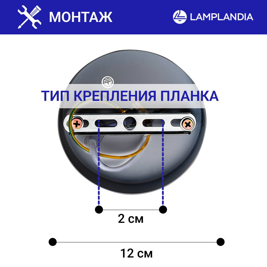 Люстра на штанге Lamplandia Decize Grey L1467, 5 ламп, 17 м², цвет серый - фото №4