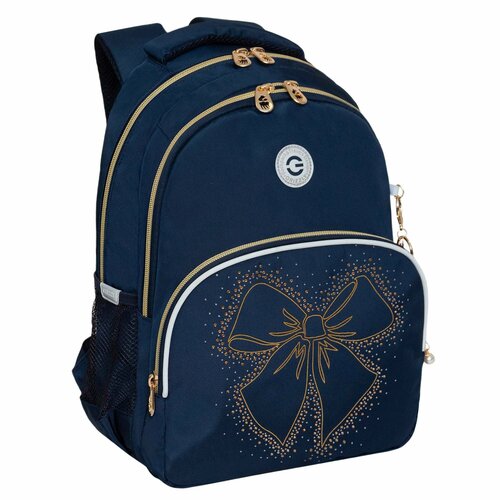 Рюкзак школьный GRIZZLY с карманом для ноутбука 13, анатомической спинкой, для девочки RG-460-5/2