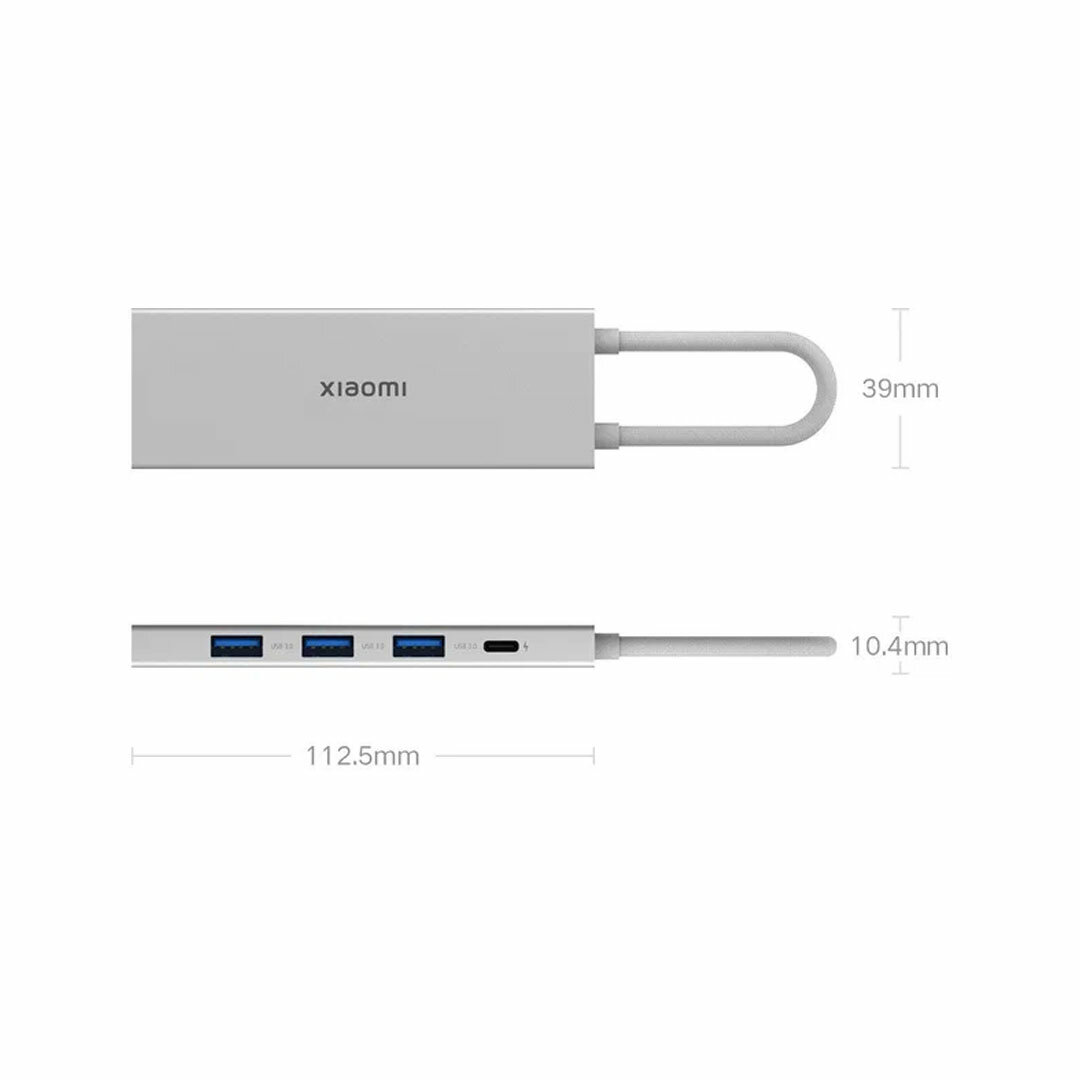 Док-станция Xiaomi 5 в 1 с USB Type-C USB3.0 HDMI 4K PD100W (XMDS05YM) - фото №15