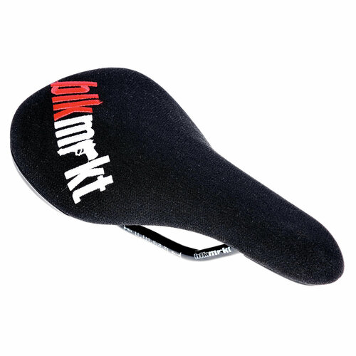 фото Седло blkmrkt kevlar logo slim black/red/white