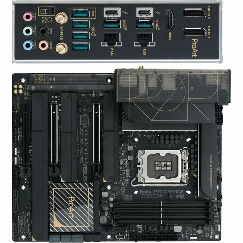 Материнская плата ASUS ProArt Z790-Creator WiFi Z790 Socket-1700 4xDDR5 8xSATA3 RAID 4xM2 3xPCI-E16x 6xUSB32 2xUSB32 Type C HDMI Wi-Fi 2xGlan ATX 6345200₽