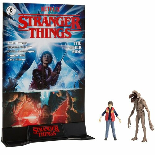 Набор фигурок McFarlane Stranger Things - Action Figure - Will Byers & Demogorgon (+Comic Book Stranger Things #1)