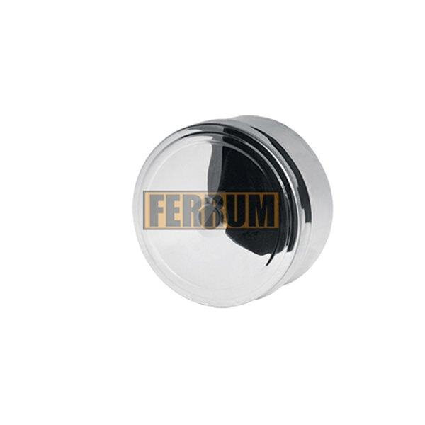 Заглушка Ferrum (Феррум) внешняя для трубы 0,5мм d150, 2 шт.