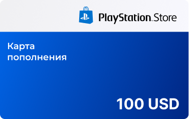 Подарочная карта Sony PlayStation Store 100 USD USA США/ Пополнение счета, цифровой код