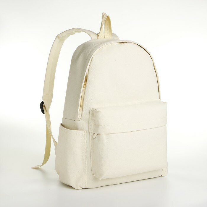 фото Рюкзак 28*12*43, отд на молнии, 4 н/к, белый 10189251