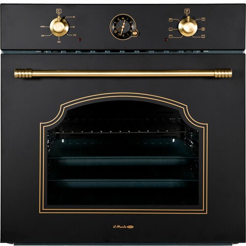 Духовой шкаф электрический встраиваемый объем 66 л Биокерамическое покрытие Конвекция Разморозка 6 режимов Автоотключение по таймеру il Monte BO-71 AN 3826500₽