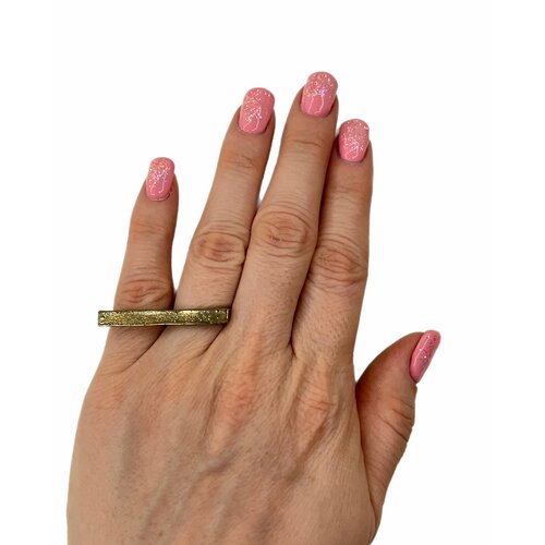 Кольцо на две фаланги, размер 16, золотой геометричное кольцо на фаланги размер 15 kalinka
