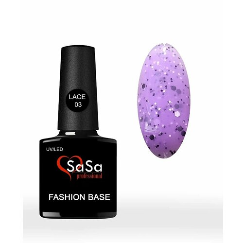 SaSa Цветная база Fashion Base LACE 03, 8 ml набор д творчества каррас стильный маникюр fashion м008