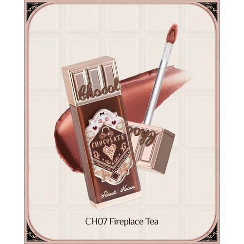 Flower Knows Блеск для губ Chocolate Wonder-Shop Cloud, #CH07 Firepiace Tea, 4.5 мл