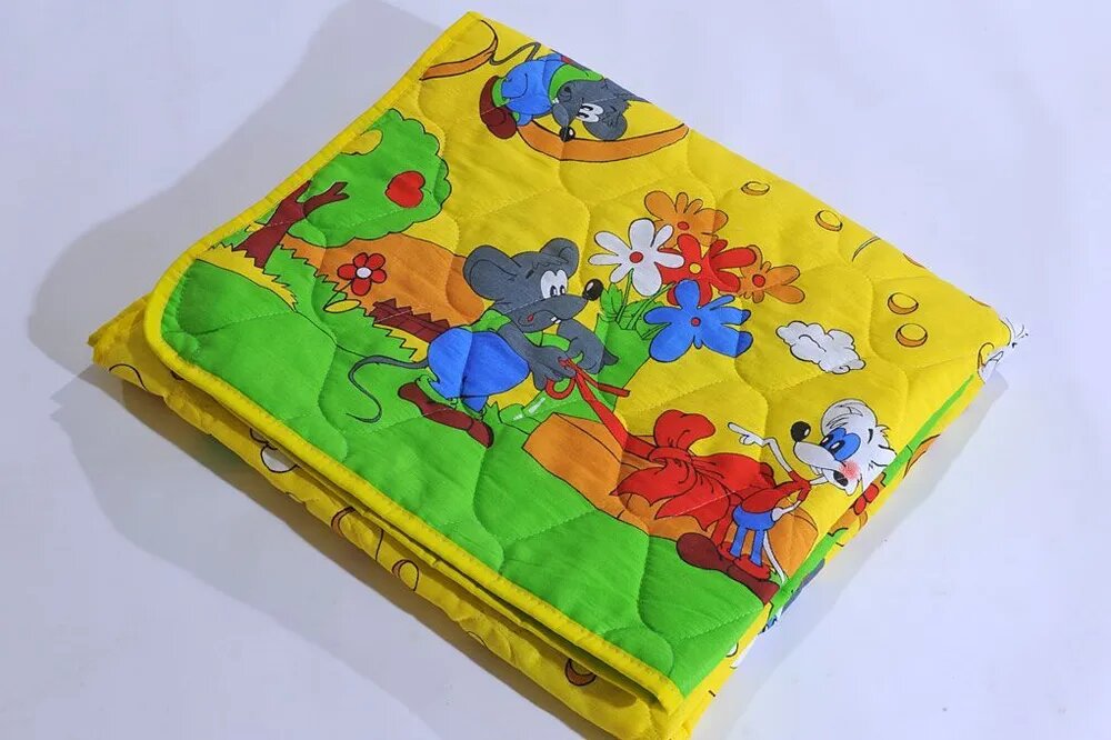 фото Покрывало-одеяло детское "Щенок во дворе"