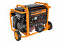 Бензиновый генератор CARVER PPG- 8000ЕM, 230/12 В, 11кВт, на колёсах с АКБ [01.020.00030]