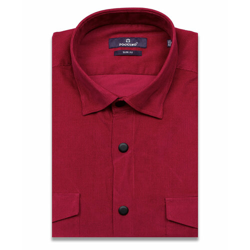 фото Рубашка poggino, размер xxl (45-46 cm.), красный