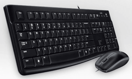 Клавиатура и мышь Logitech MK120 Desktop латиница (