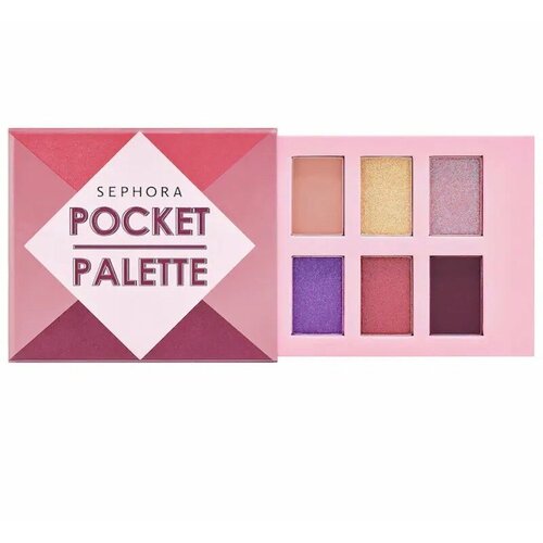 Sephora Pocket Palette палетка теней Plum Tones.