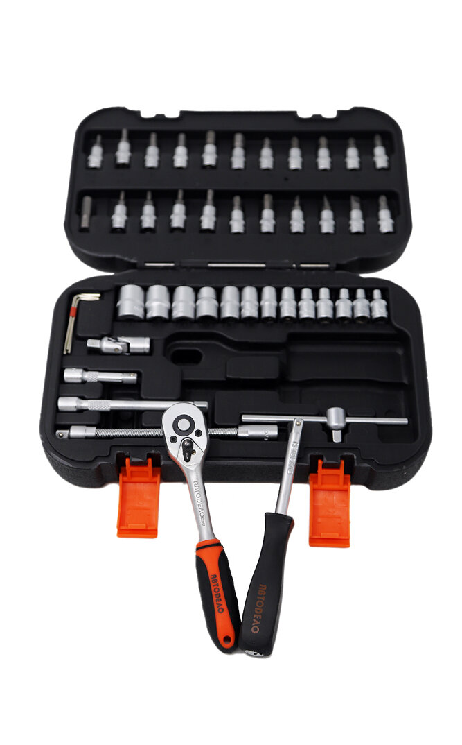 Набор инструментов 46 предметов 1/4 DR (АвтоDело) — фото 1
