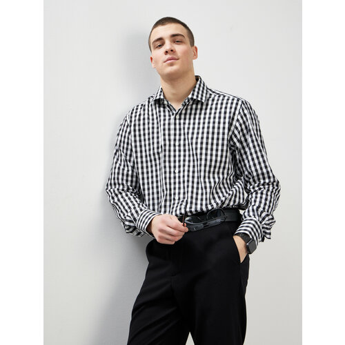 фото Рубашка dave raball, размер 40 170-176, черный