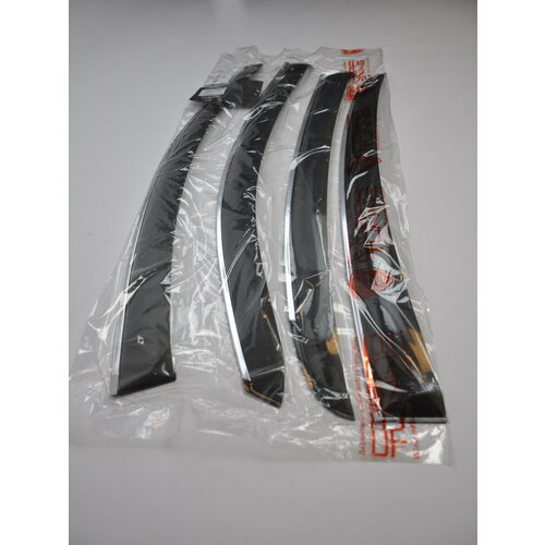 Дефлекторы окон для Infiniti FX-Series II (S51) 2008 хром. молдинг 