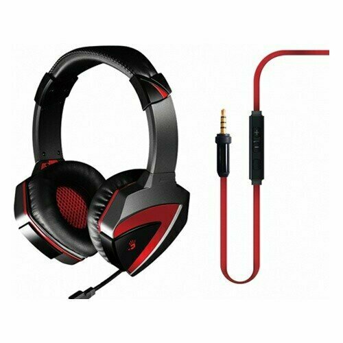 гарнитура a4tech bloody g500 black Гарнитура A4Tech Bloody G500 черный/красный