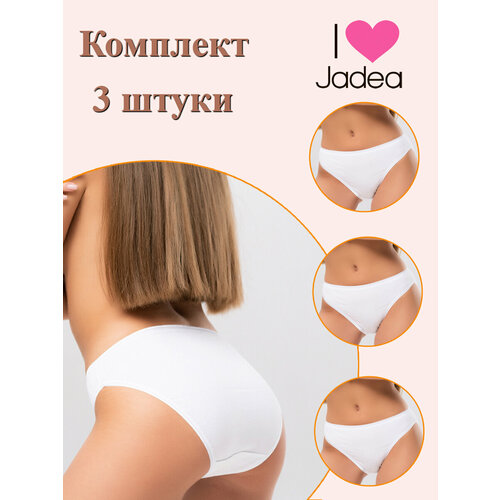 фото Трусы jadea, 3 шт., размер 4, белый