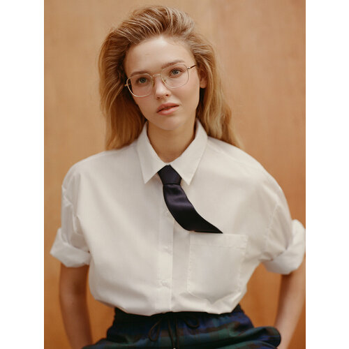 фото Рубашка befree, размер l, белый