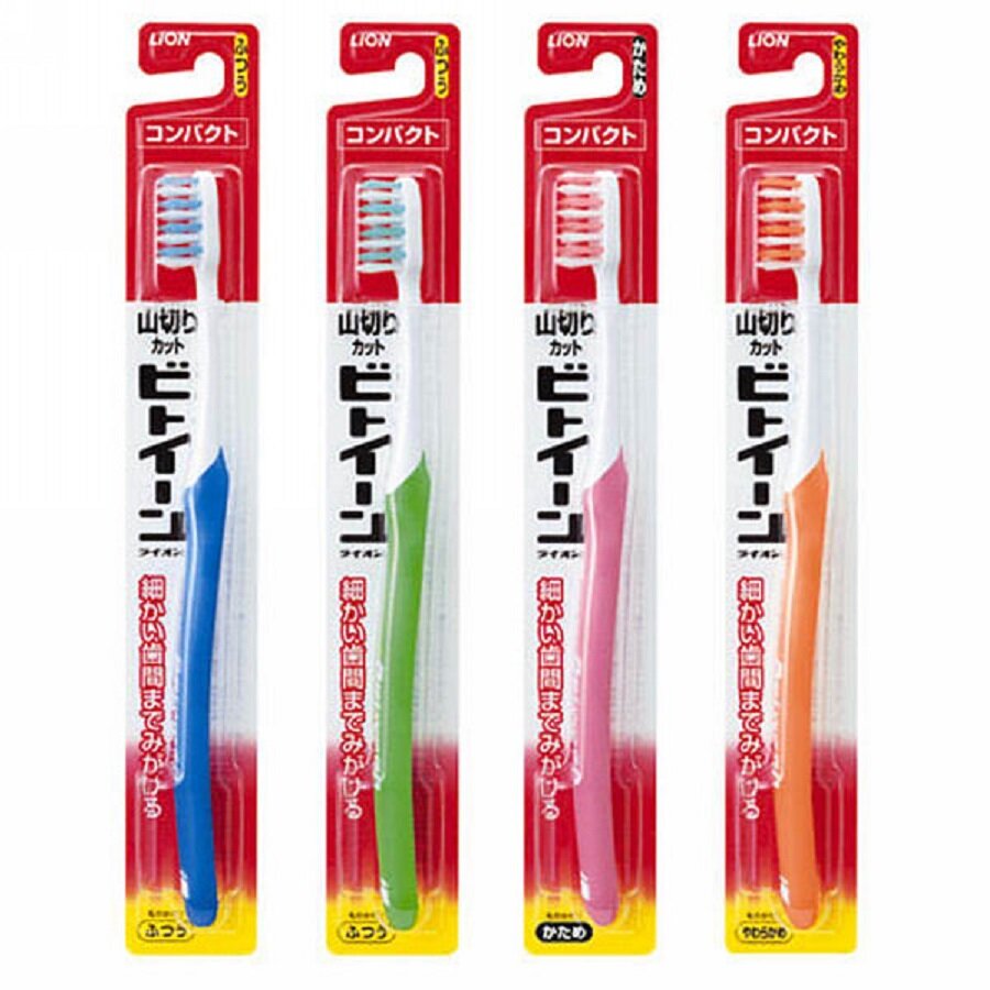 фото Зубная щетка Lion Япония Between Compact, средней жесткости