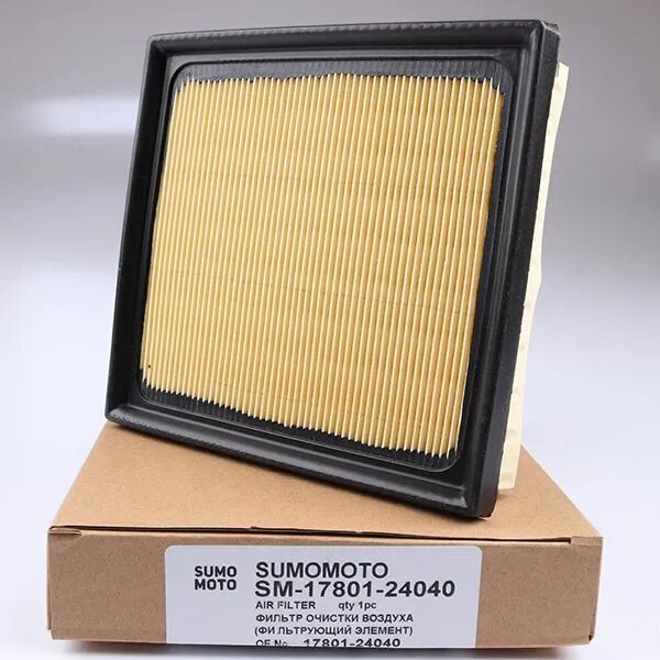 Фильтр воздушный SM-17801-24040 SUMOMOTO TOYOTA; LEXUS; C-HR (X10); Corolla универсал XI (E210); Corolla хэтчбек XI (E210); Yaris Cross (MXP_); UX (A10); OEM - 1780124040;