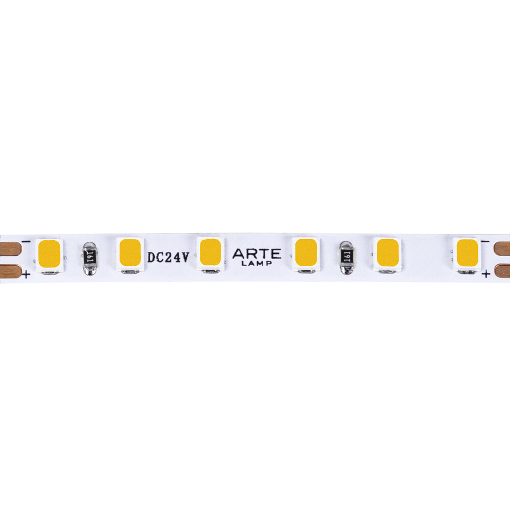 Обзор: Светодиодная лента 24V 9,6W/m 3000К 5м Arte Lamp TAPE A2412005-01-3K / белый